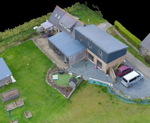 Modelisation 3D drone maison