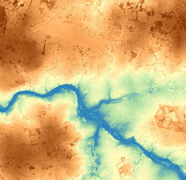 topographie ville lannion
