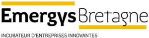 Logo d'Emergys Bretagne, l'incubateur d'entreprises innovantes.