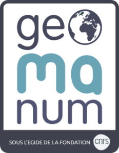 Logo de Geomanum créée sous l'égide de la fondation CNRS.
