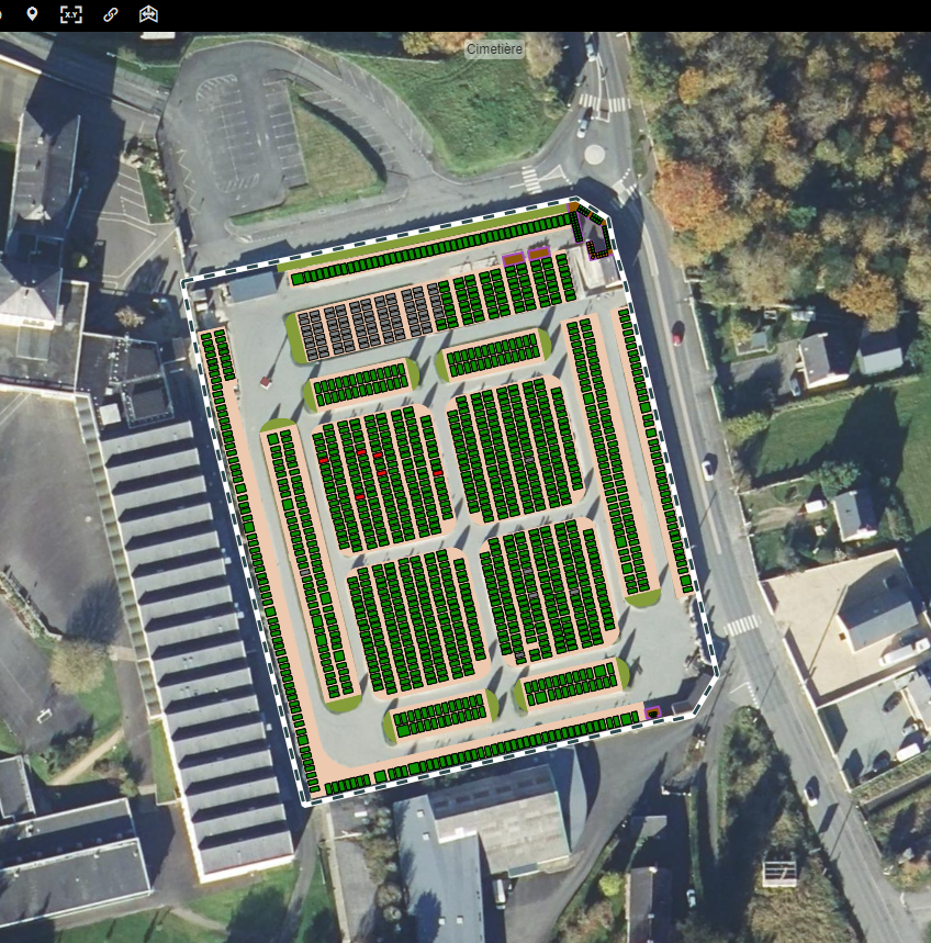 Service de gestion avec notre plateforme : Commune-maps répondant à la problématique de gestion des cimetières, de la voirie, de l'élagage, de suivi de chantier, etc...
Cartographie 3D : capturez l'existant !