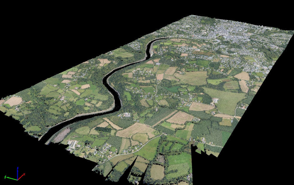 Image de bannière représentant la maquette 3D d'une vallée
